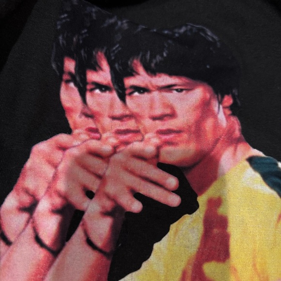 Vintage Bruce Lee T-Shirt Size XXL Hanes ComfortSoft Heavy Weight - Picture 5 of 7